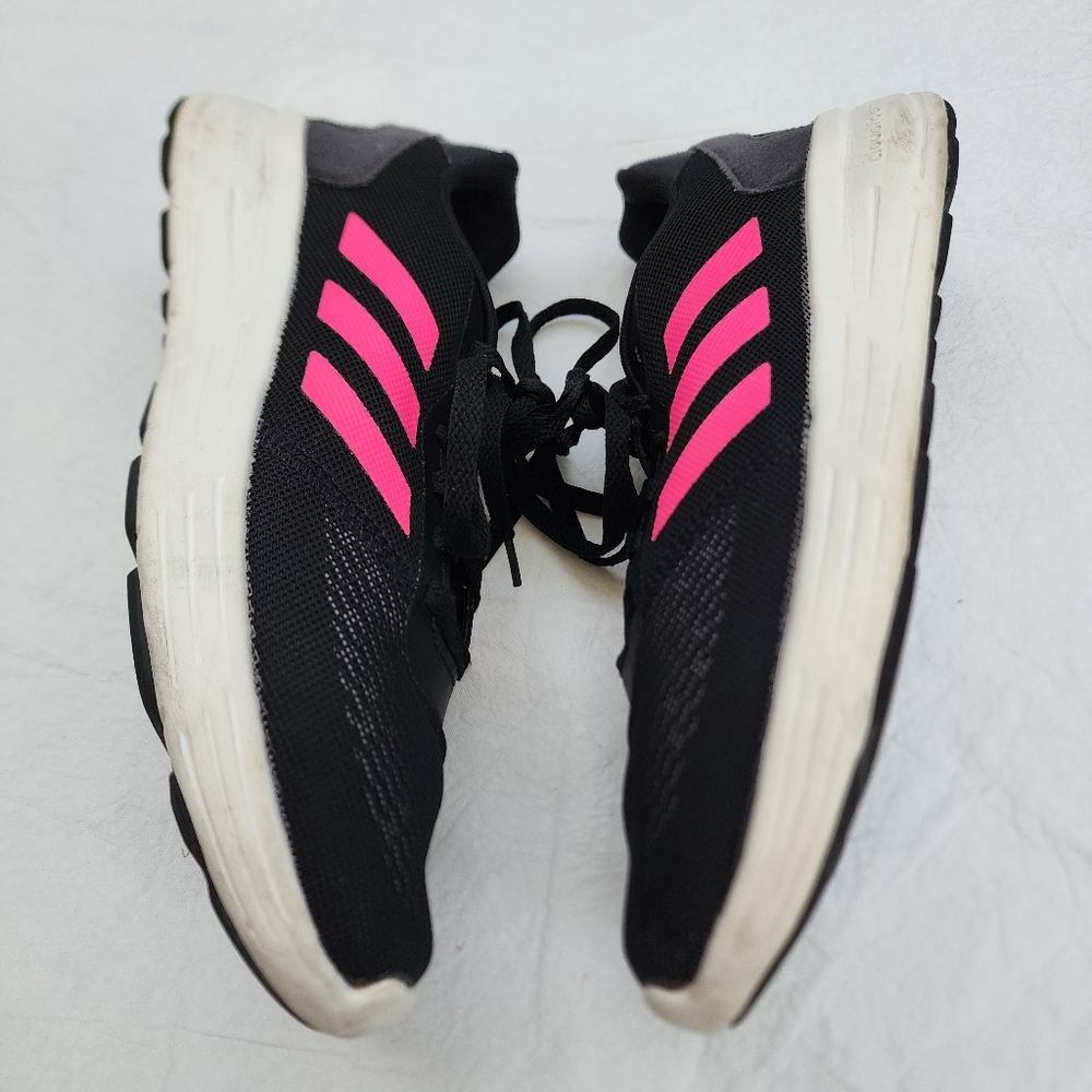 Adidas sneakers for Men Black/Pink Stripes Size 10 - Picture 3 of 10